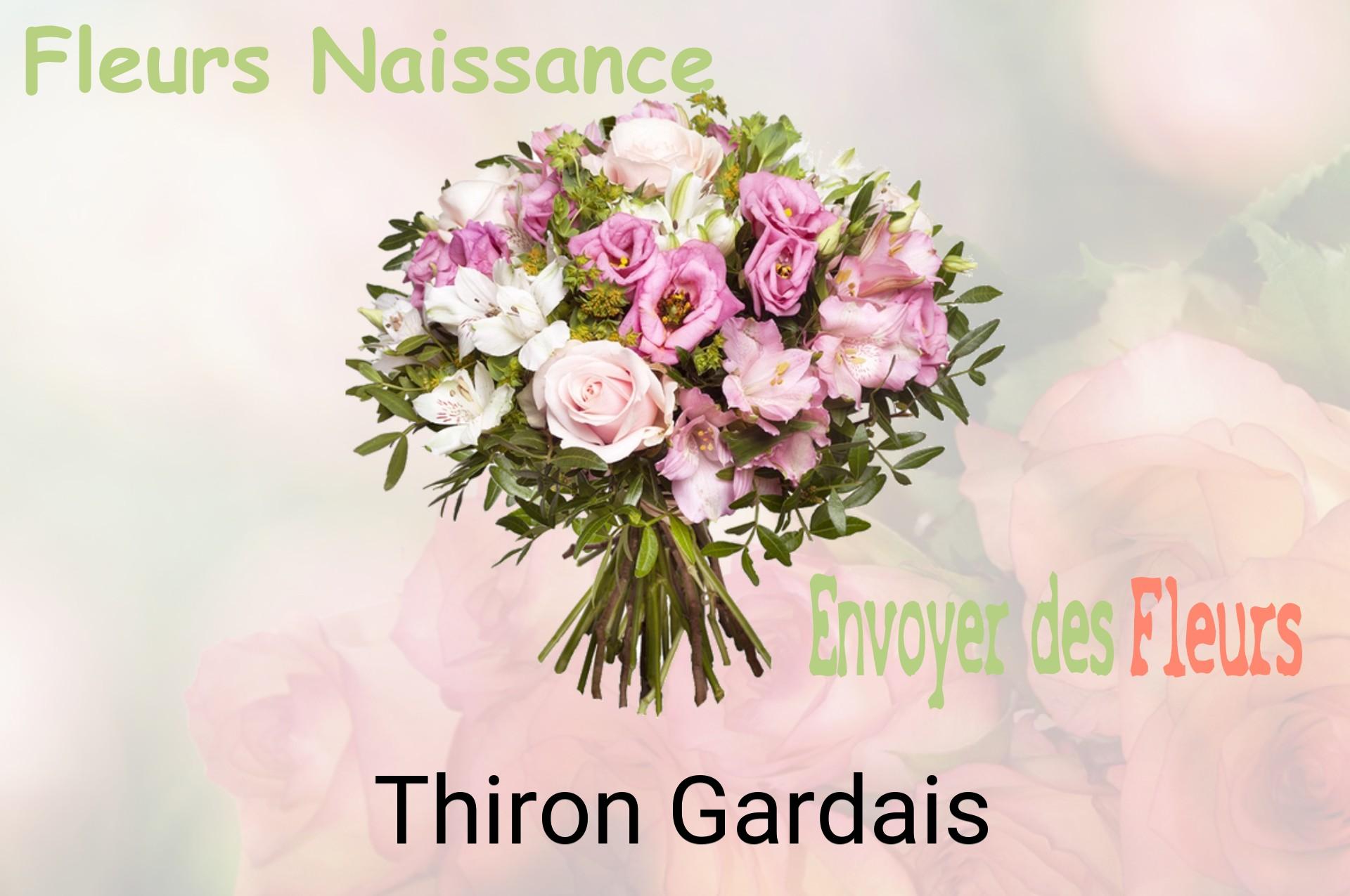Bouquet de fleurs de naissance livré à Thiron-Gardais